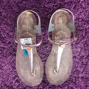 Jessica Simpson Rose Gold Sandals